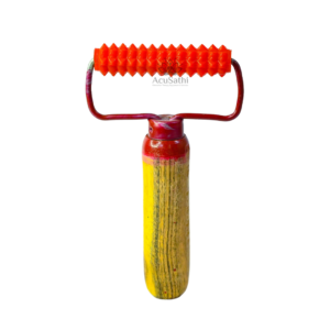 AcuSathi™ Classic Wood-Grip Meridian Roller - Image 4