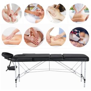 AcuSathi™ Premium Aluminium Foldable Massage Table Bed - Image 3