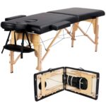 AcuSathi™ Professional Wooden Foldable Massage Table Bed