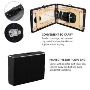 AcuSathi™ Professional Wooden Foldable Massage Table Bed - Image 6