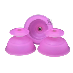 AcuSathi™ Silicone Vacuum Cupping Half Ball - Pink