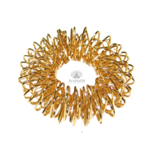 AcuSathi™ ZenSpring Finger Sujok Ring - Gold